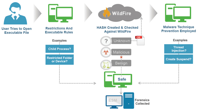 The right way to prevent malicious executables