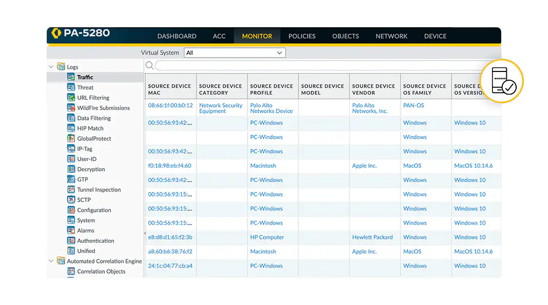 Create device-based rules